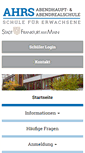 Mobile Screenshot of ahrs-frankfurt.de