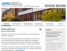 Tablet Screenshot of ahrs-frankfurt.de